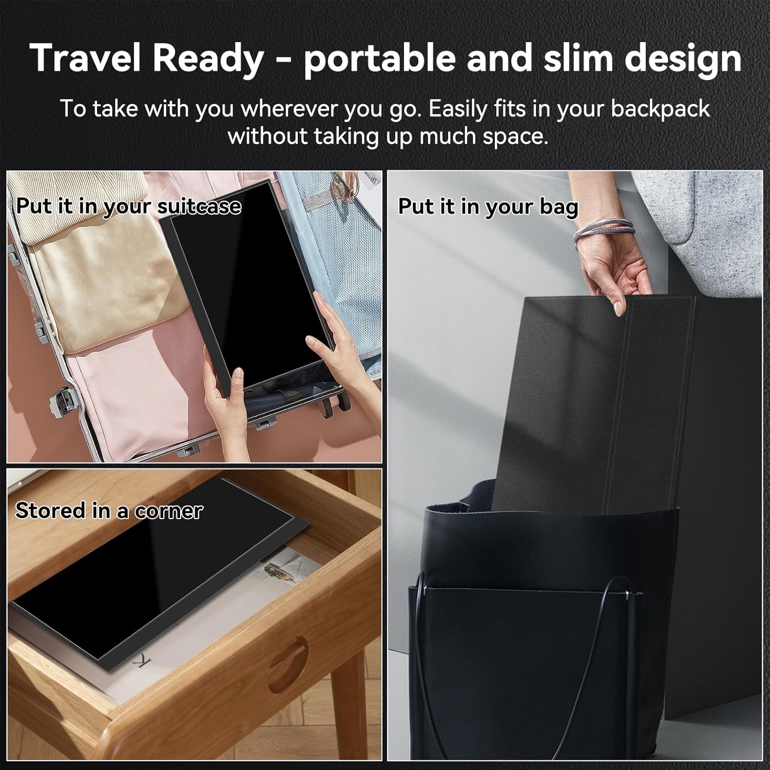 15.6 Inch 2K QHD 120Hz Portable Gaming Monitor HDR Ultra Slim External Second Screen - Image 4