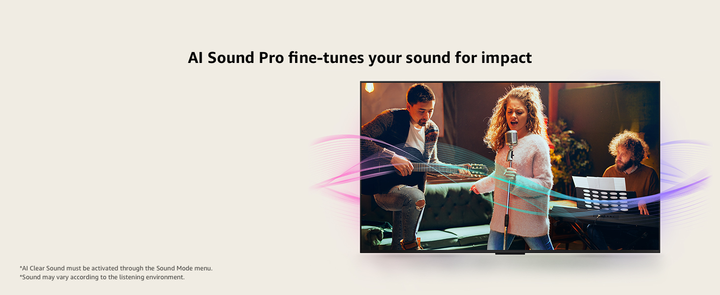 AI clear sound
