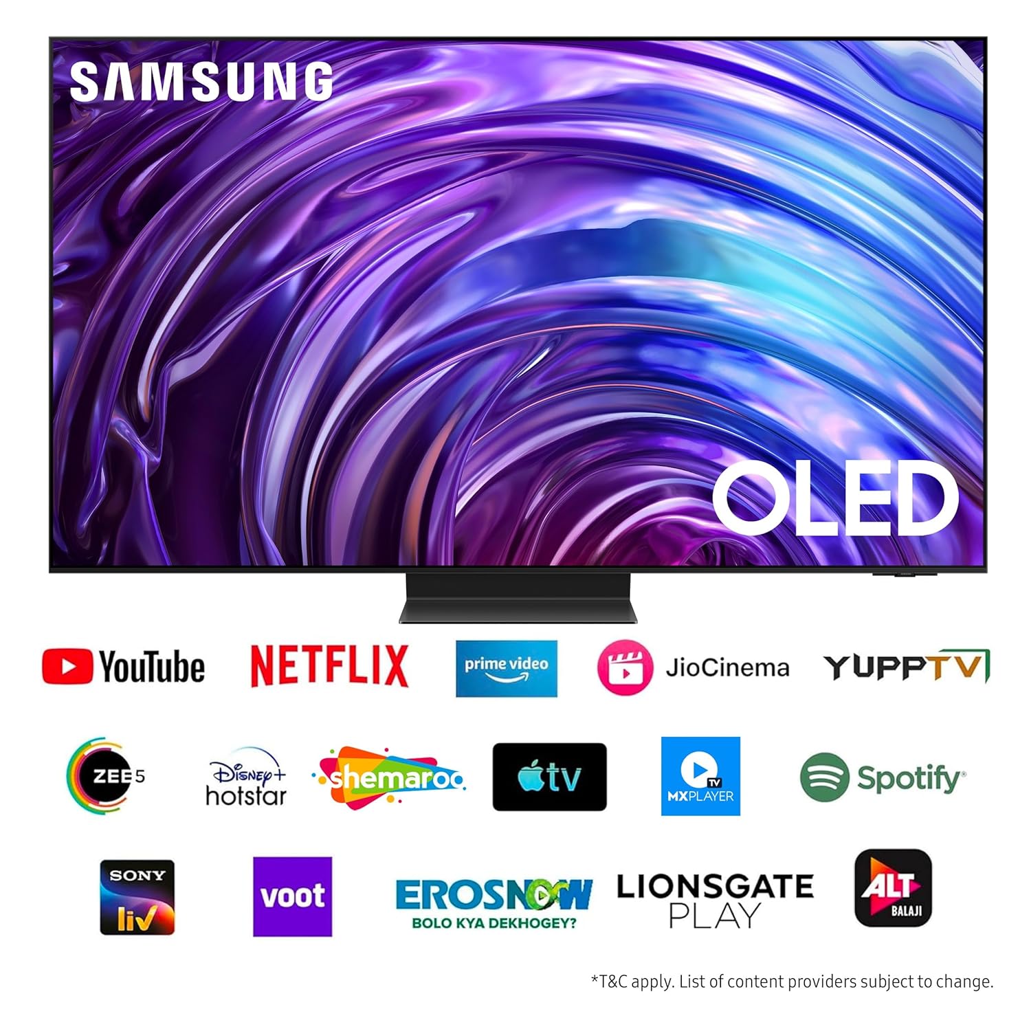 Samsung 77 Inch 4K Smart OLED TV QA77S95DAULXL Graphite Black - Image 3