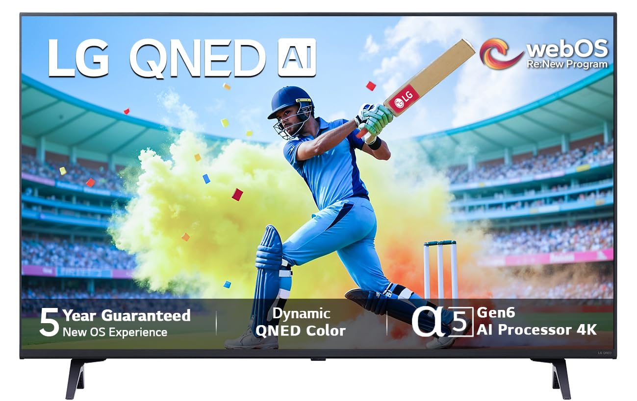 LG 43 inch 2024 QNED75SRA 4K Ultra HD Smart TV Black New