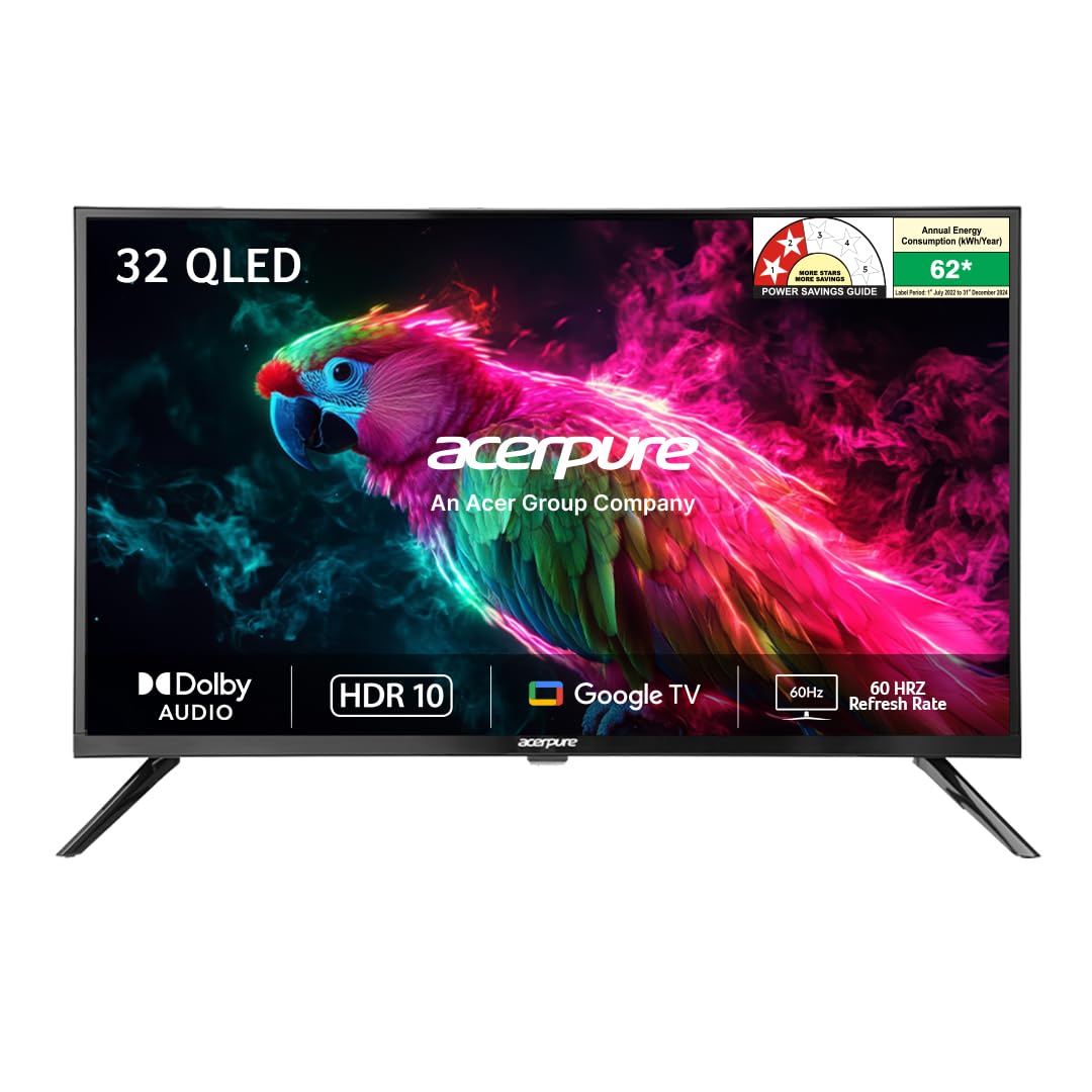 Acerpure 32-inch HD QLED Smart Google TV Featherlite Series AP32HG41QFLED