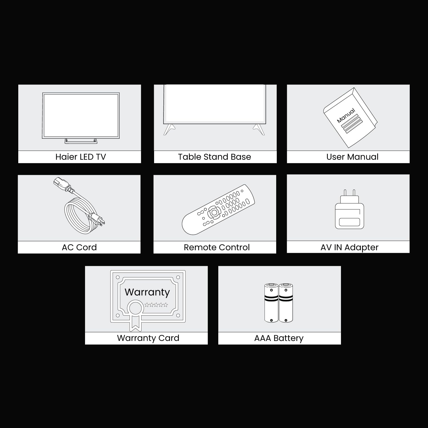 Haier 55 Inch 4K Ultra HD Smart Google TV P7GT Series Grey - Image 5
