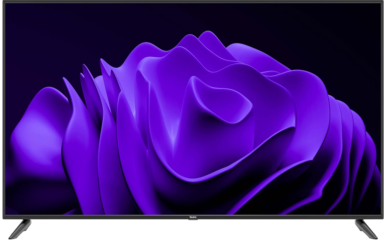 Redmi 65 Inch 4K Android Smart LED TV X65 Dolby Vision 30W Dolby Audio Black