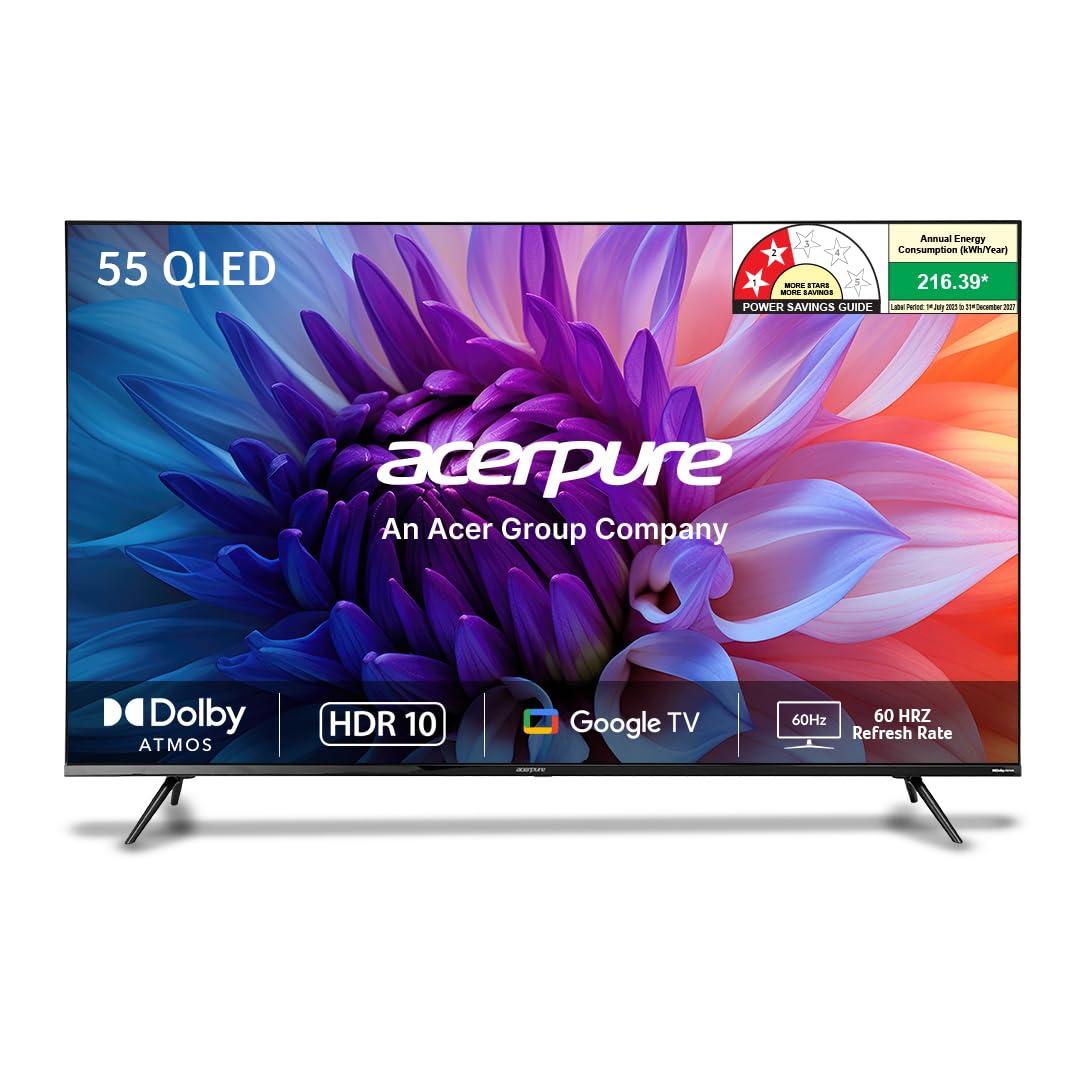 Acerpure 55-inch Elevate Series QLED Smart Google TV 4K Ultra HD