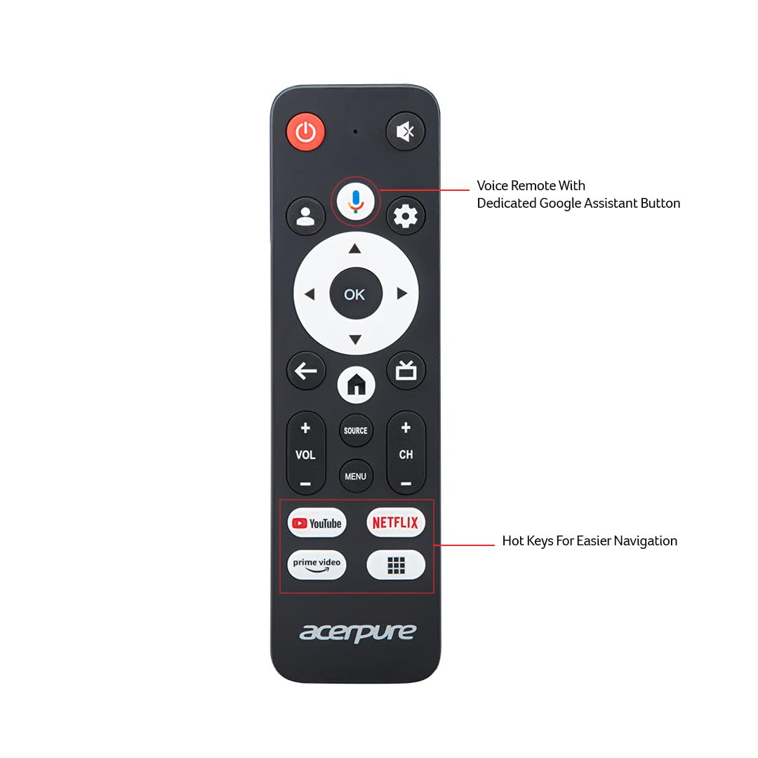 Acerpure 55-inch Elevate Series QLED Smart Google TV 4K Ultra HD - Image 7