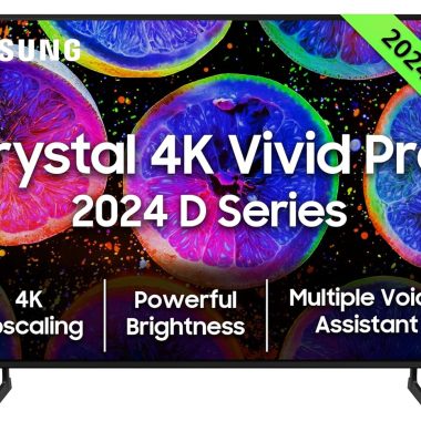 Samsung 65-inch Vivid Pro Brighter Crystal 4K Ultra HD Smart LED TV Black UA65DUE77AKLXL