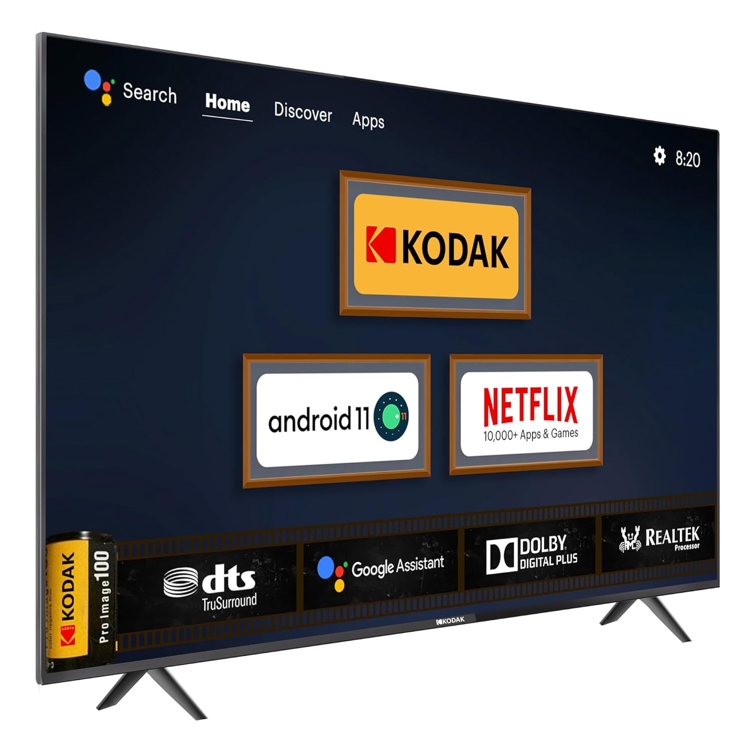 Kodak 43-Inch Full HD Android Smart LED TV Black 439X5081 Certified - Image 9