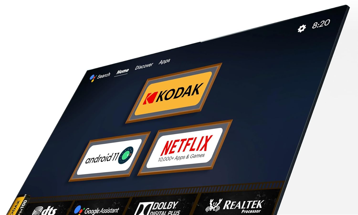 Kodak 43-Inch Full HD Android Smart LED TV Black 439X5081 Certified - Image 10