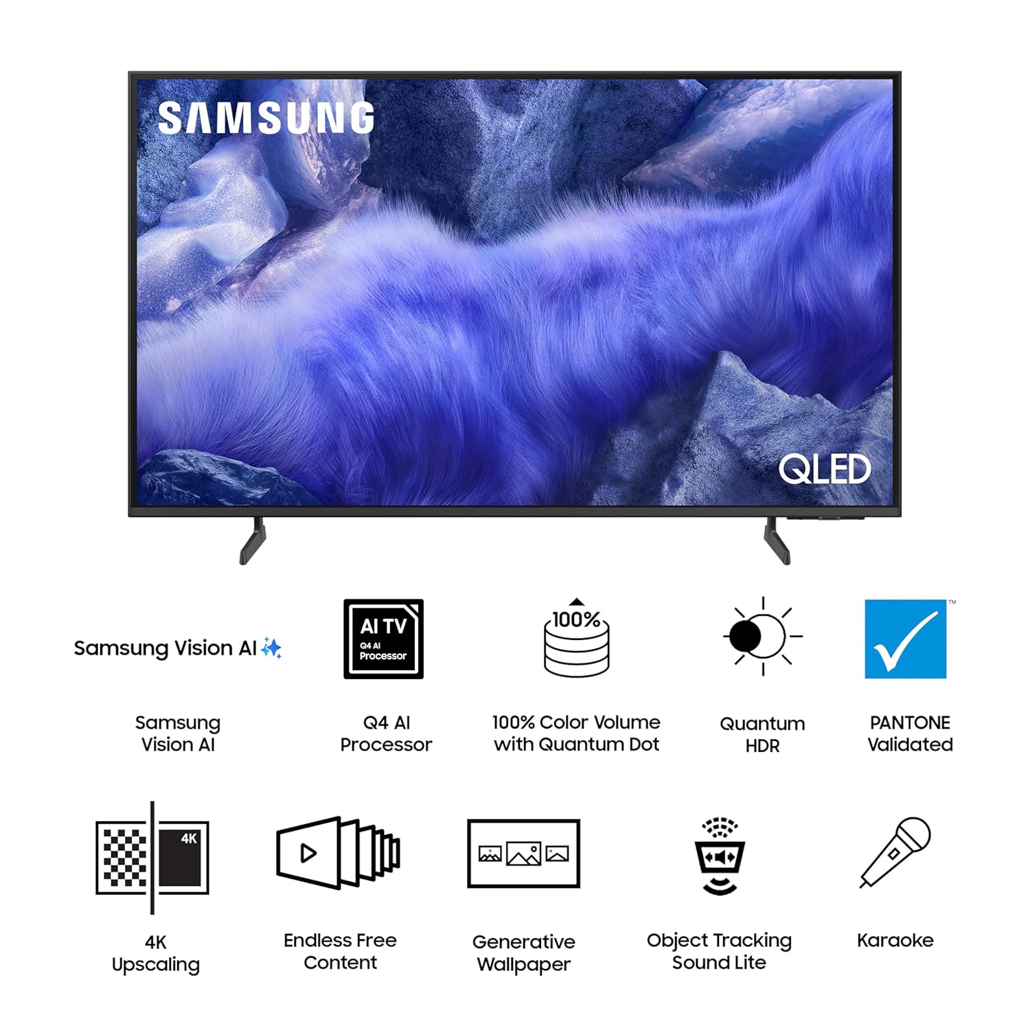 Samsung 65-inch Vision AI 4K Ultra HD Smart QLED TV QA65QEF1AULXL New - Image 2