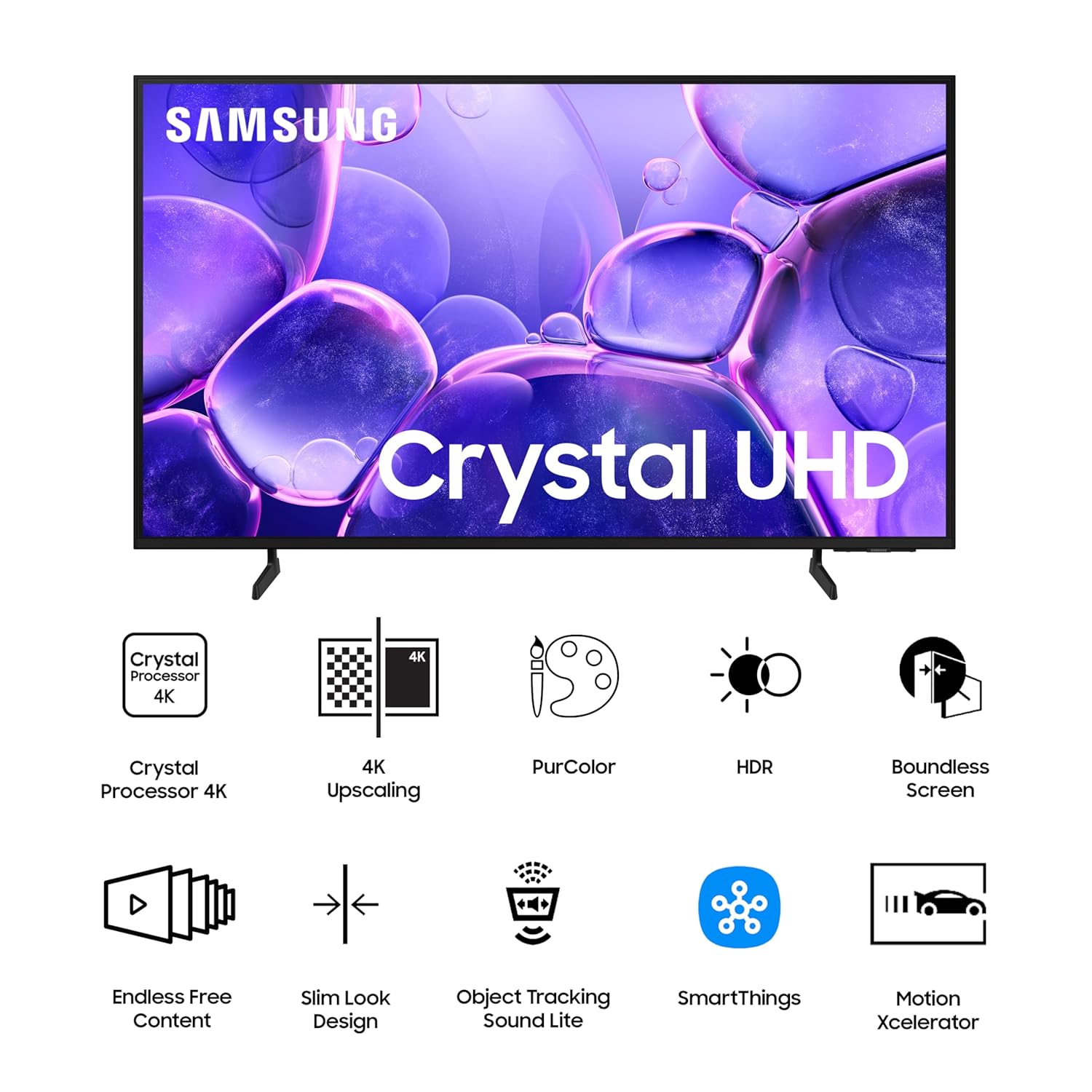 Samsung 65 Inch Crystal 4K Smart LED TV Vista Ultra HD UA65UE81AFULXL - Image 2
