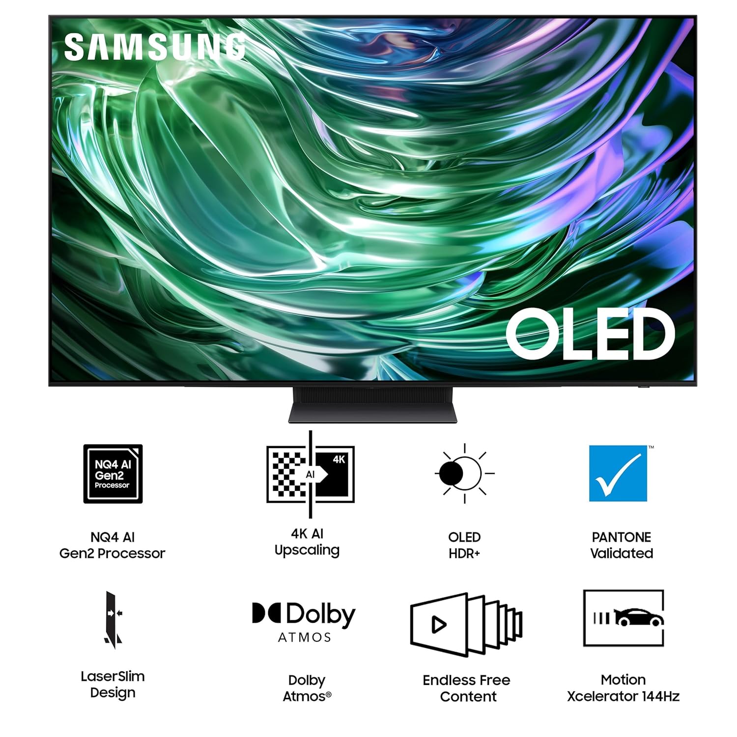 Samsung 65-inch 4K UHD Smart OLED TV QA65S90DAULXL Graphite Black - Image 2