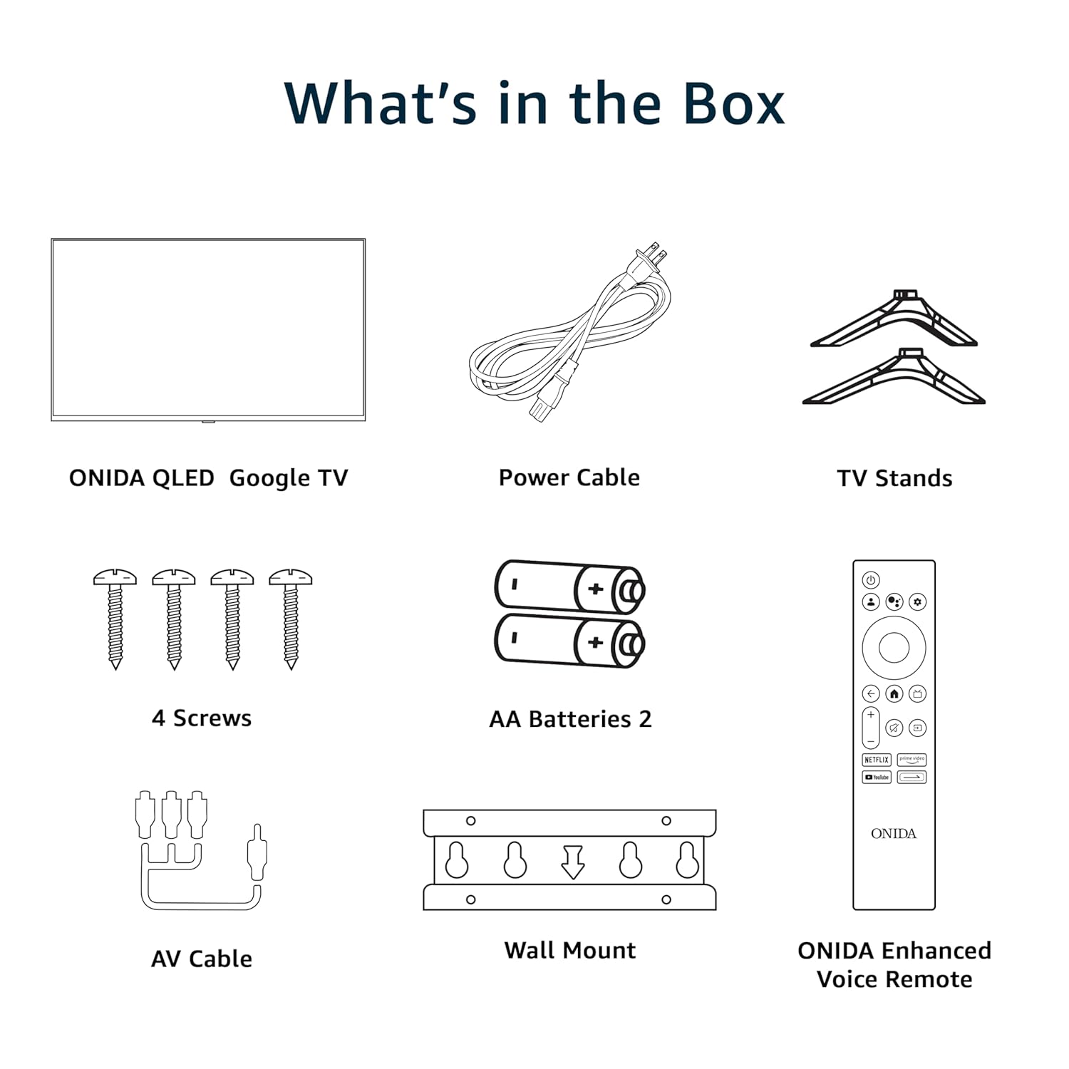 ONIDA 55 Inch 4K QLED Smart Google TV Nexg Series QZ55UI - Image 5