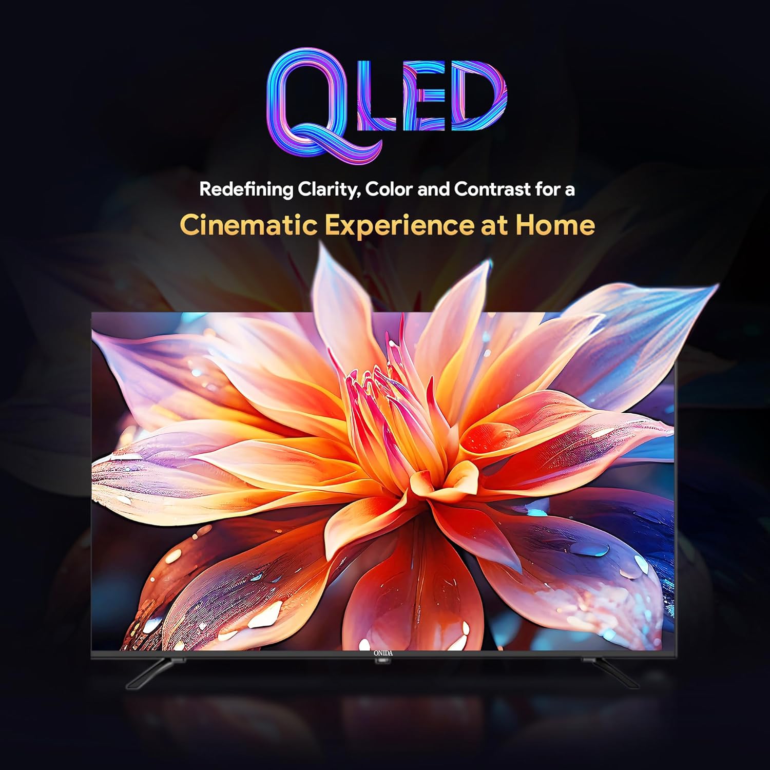 ONIDA 55 Inch 4K QLED Smart Google TV Nexg Series QZ55UI - Image 8