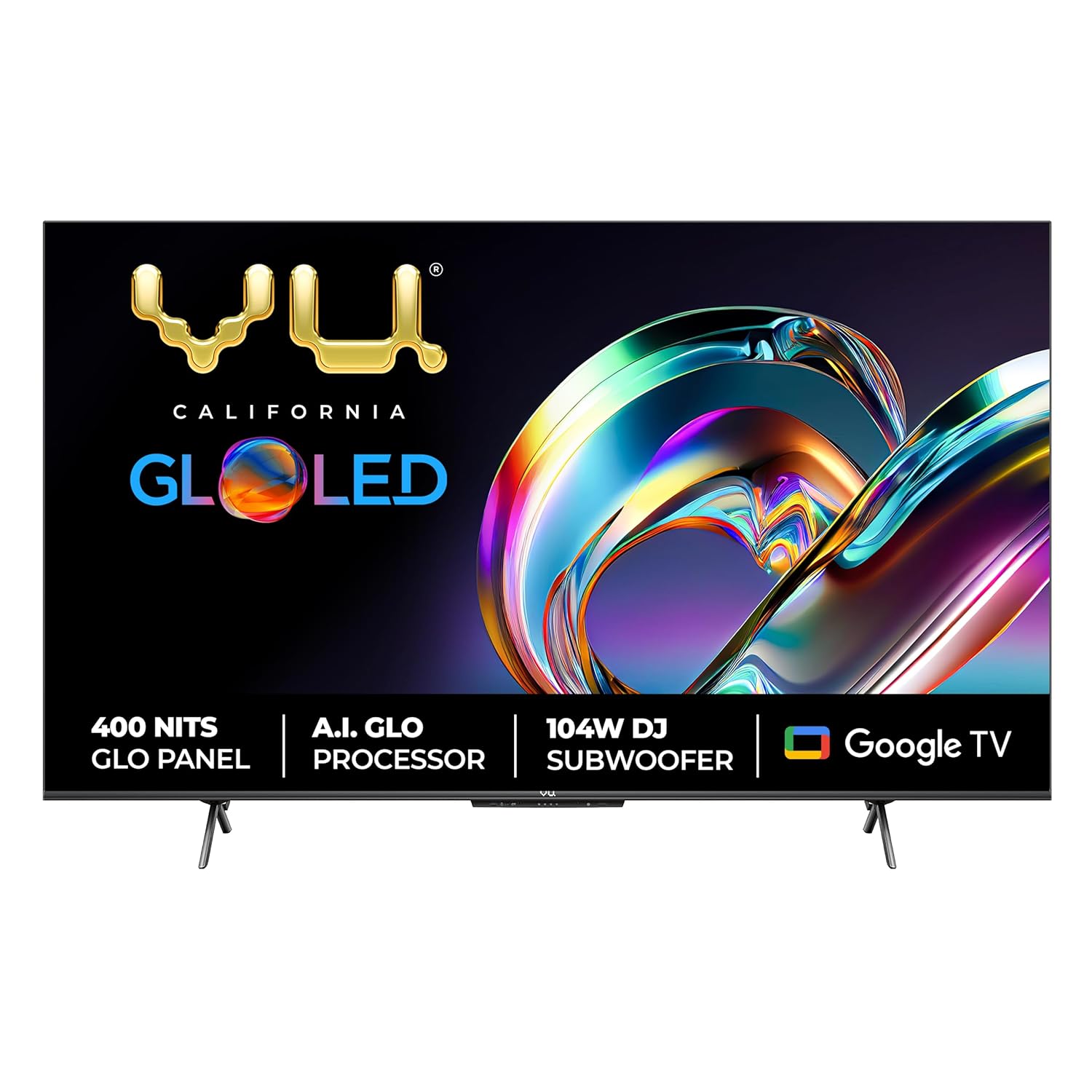VU 50 inch 4K Smart Google TV GloLED Series 50GloLED Grey New