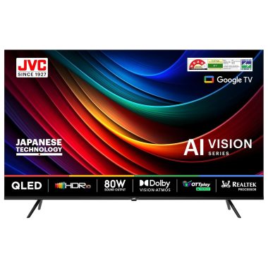 JVC 75 Inch AI Vision Series QLED Google TV LT-75NQ7165C Black