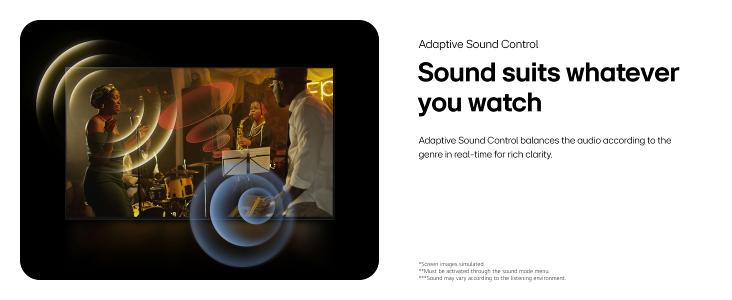 Adaptive Sound Control