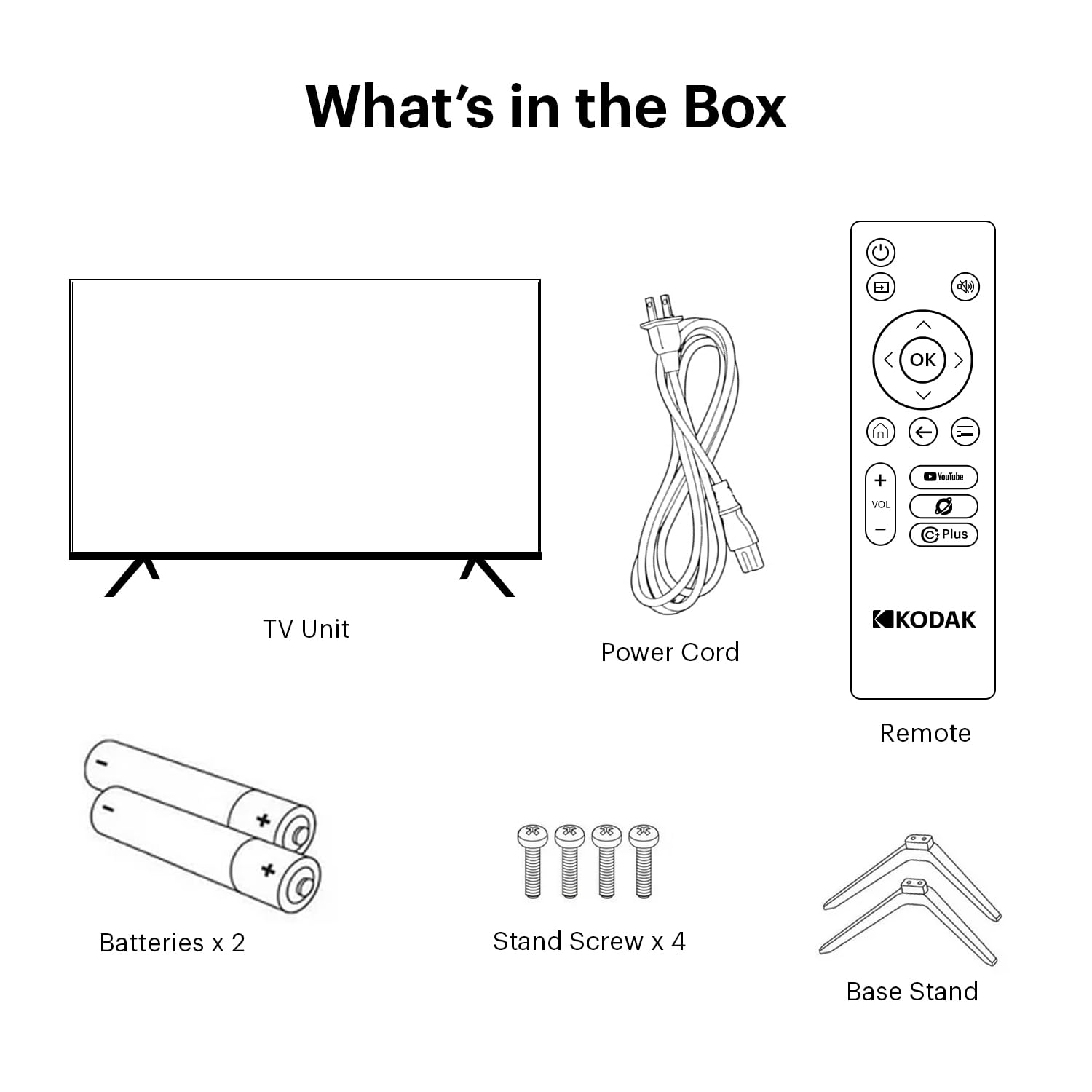 Kodak 40 Inch Full HD Smart LED TV Special Edition 40SE5003BL Black - Image 6