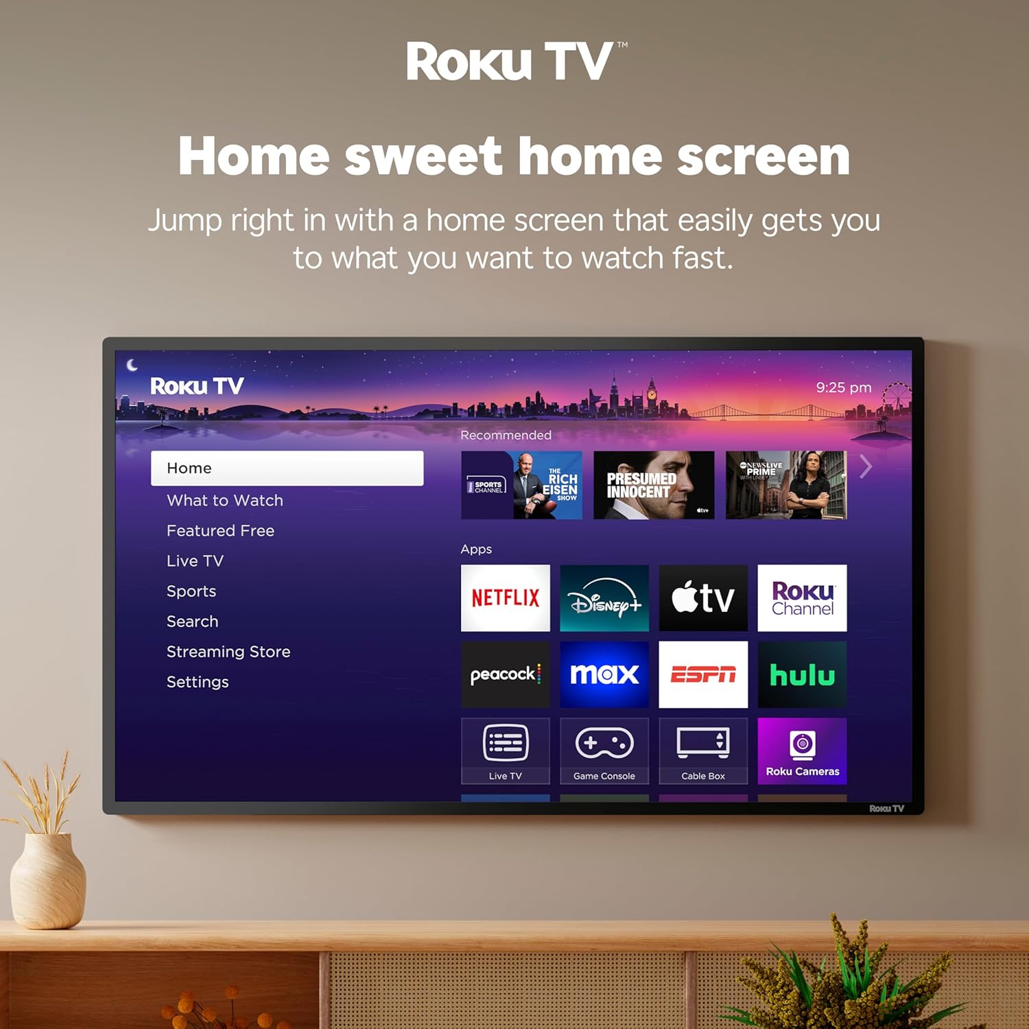 Hisense 85-Inch A6 Series 4K UHD Smart Roku TV, 2024 Model, Black, Dolby Vision HDR - Image 9