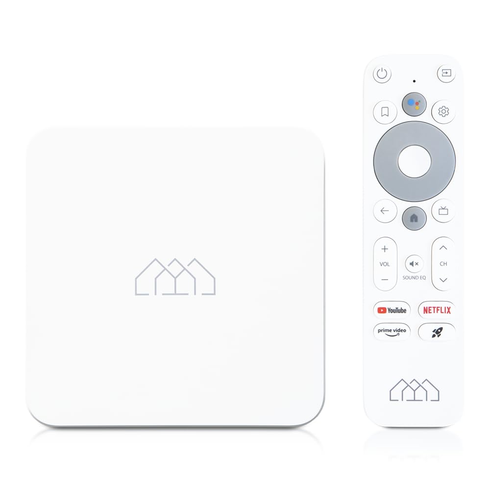 FitSpark MyTV 4K Google TV Box 2GB RAM 32GB Storage with Dolby Audio & Voice Remote