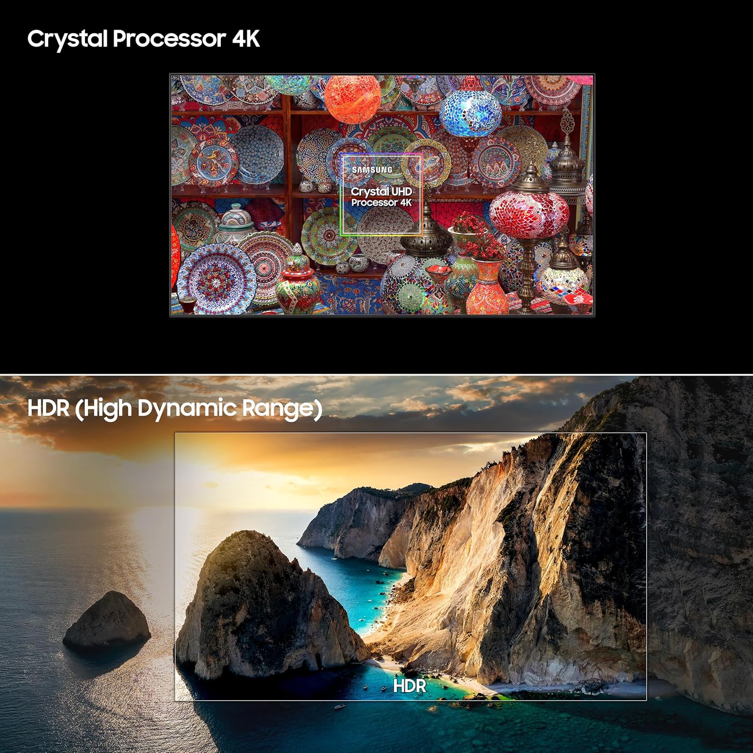 Samsung 70 inch 4K Ultra HD Smart LED TV UA70DU7700KLXL Black - Image 6