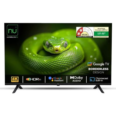 108 cm 43 Inch New 2025 Borderless Series 4K UHD Smart Google TV LED43UGNX