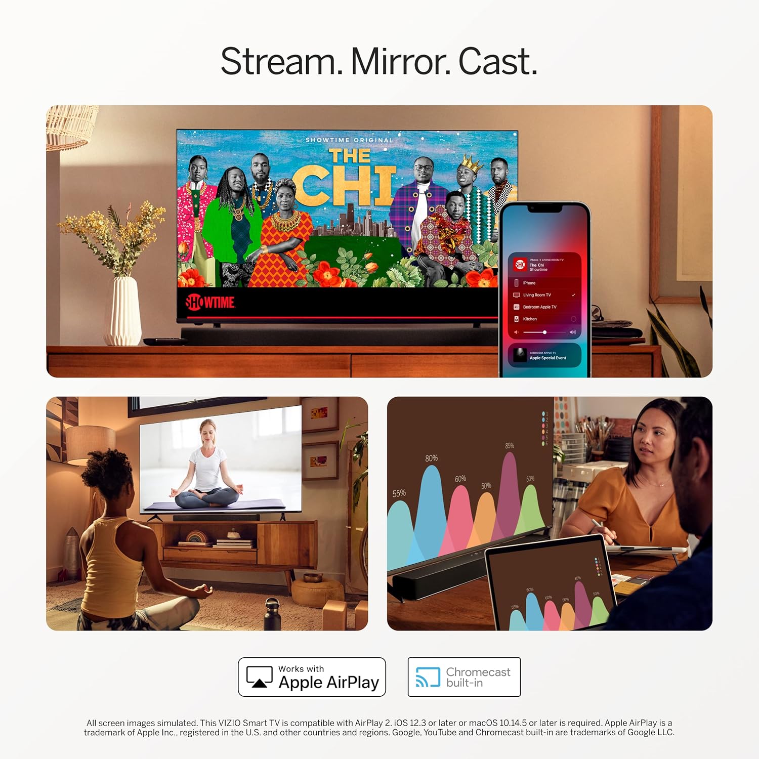 VIZIO 75 Inch M-Series 4K QLED HDR Smart TV with Voice Remote 2022 Model - Image 14