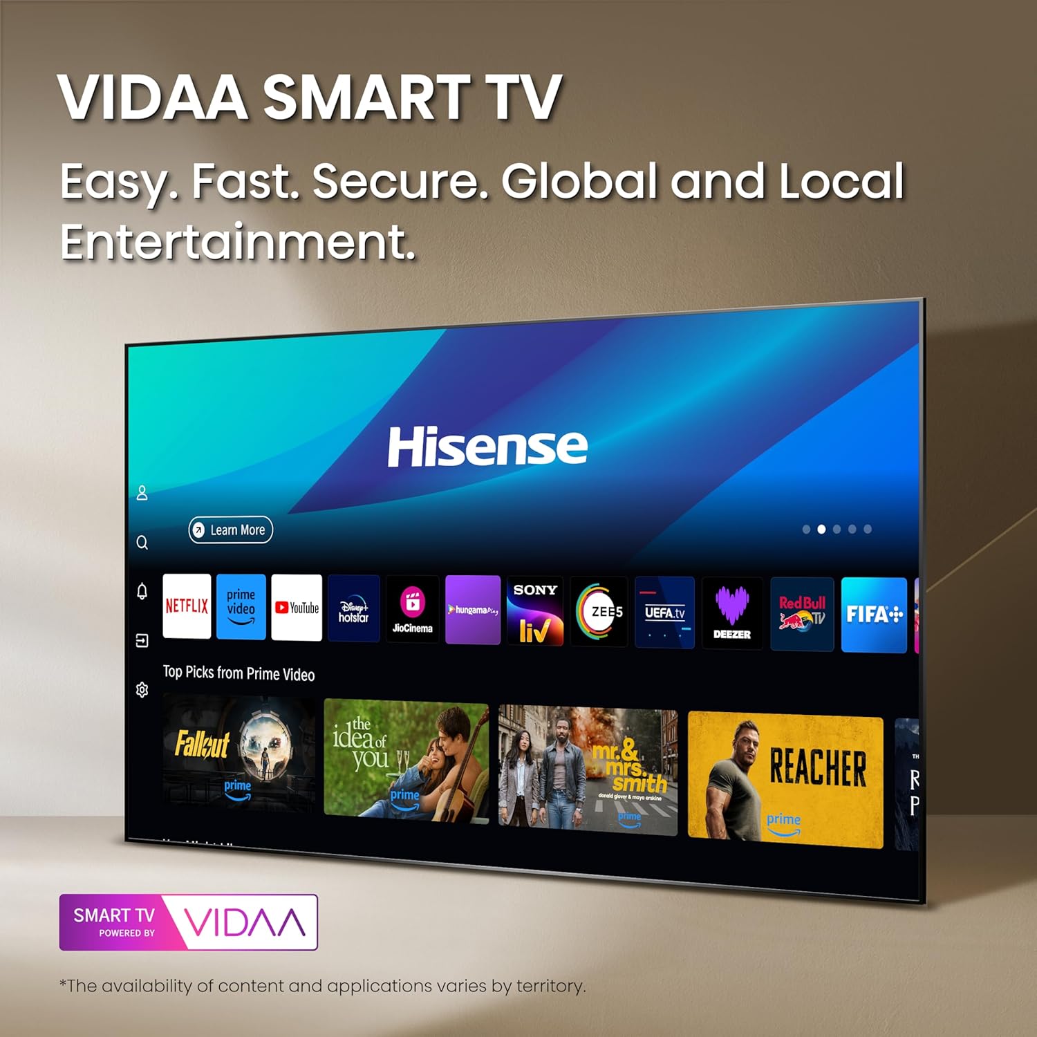 Hisense 43-inch 4K Ultra HD Smart QLED TV E7Q Series Black Open Box - Image 5