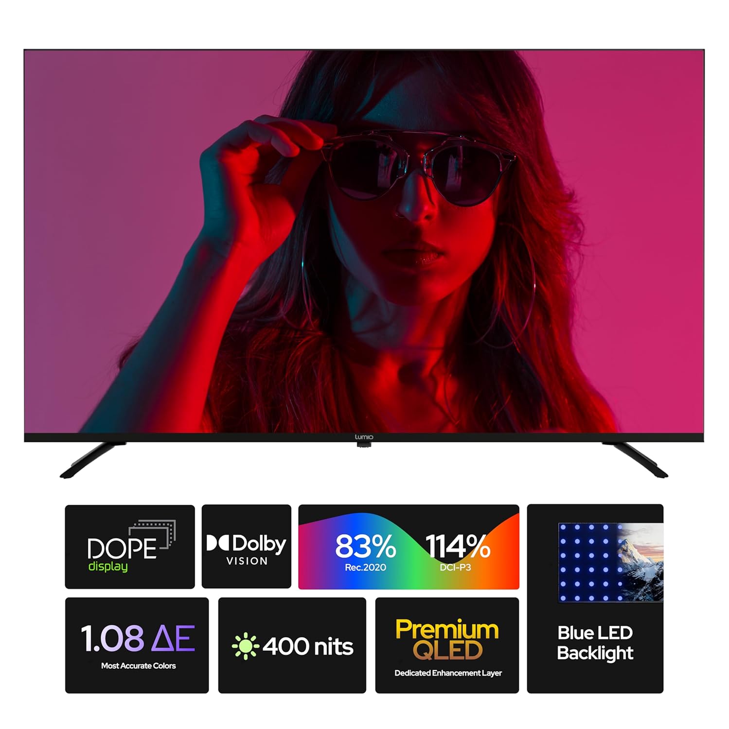 Lumio Vision 7 50-inch 4K Ultra-HD Smart QLED Google TV FTW2-ADSG - Image 9