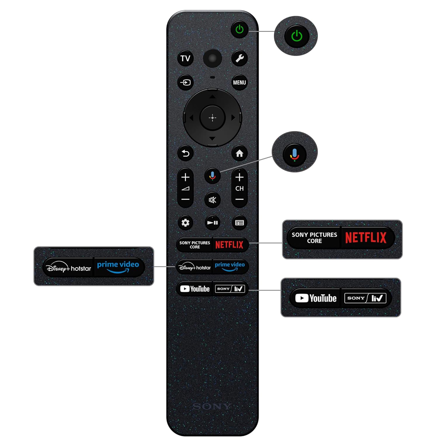 Sony BRAVIA 75 Inch 4K Ultra HD AI Smart Google TV K-75S30B Black - Image 6