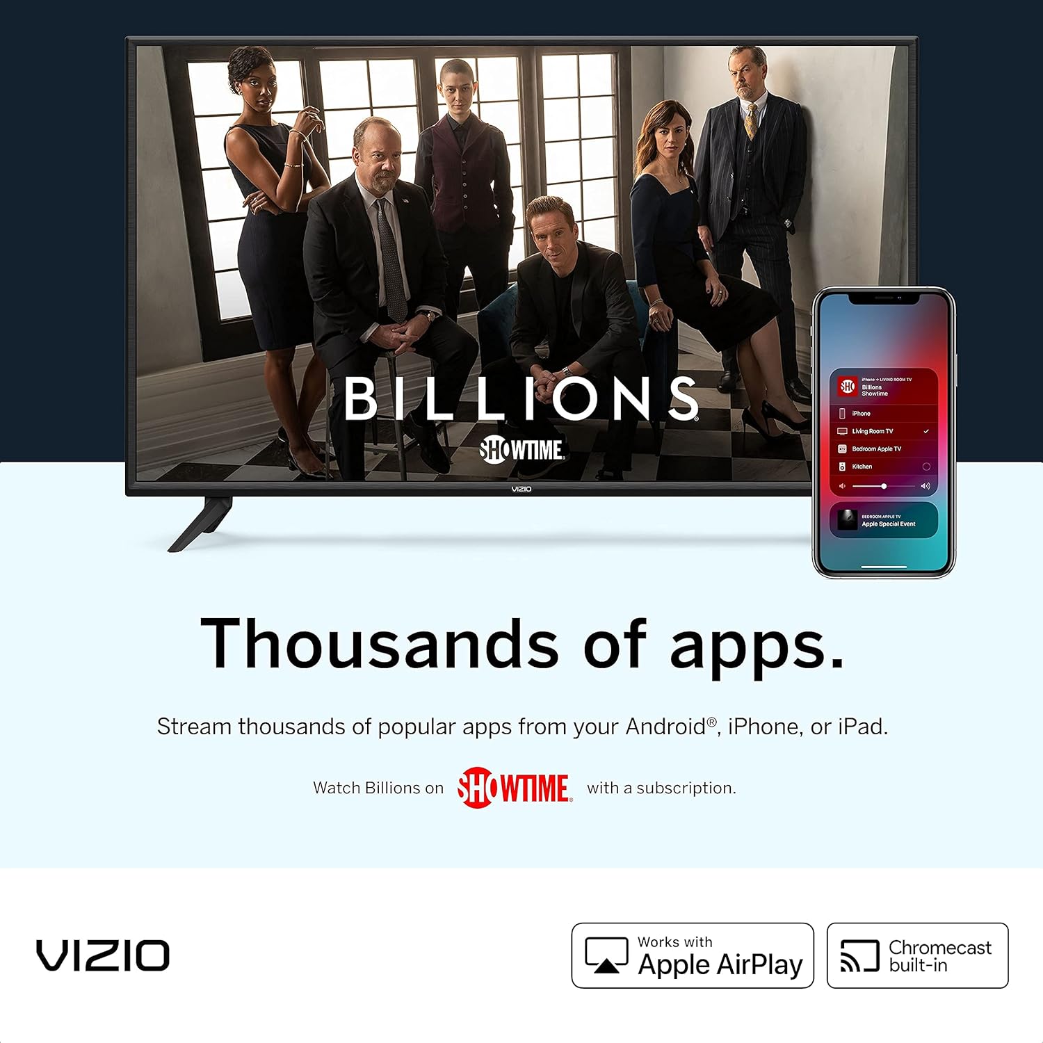 Renewed 43-Inch VIZIO 4K UHD HDR Smart TV with AirPlay, Chromecast, Dolby Vision, Gaming Mode - Image 7