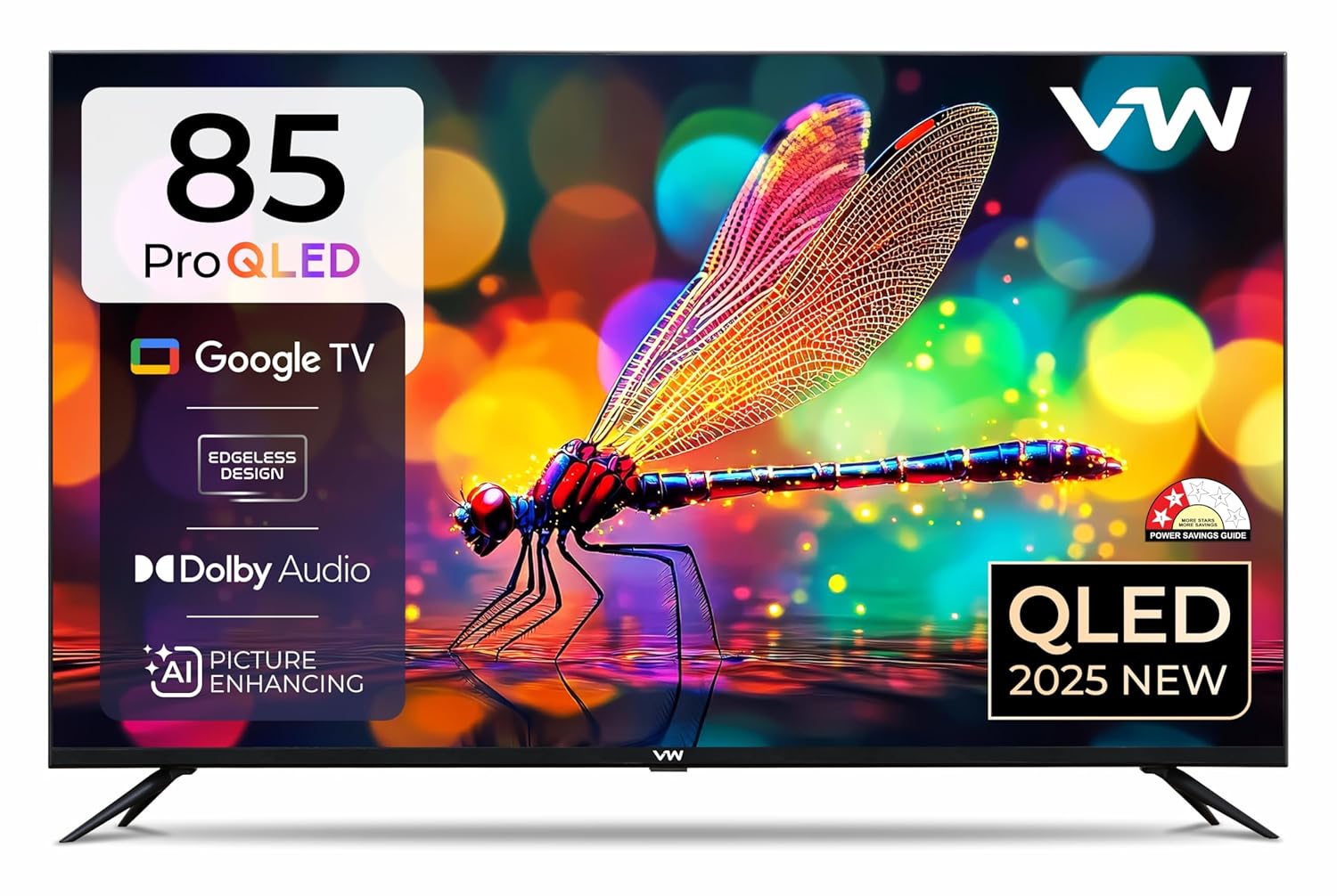 VW 85 inch Pro Series 4K Ultra HD Smart QLED Google TV VW85GQ1