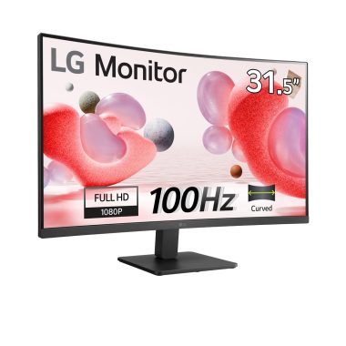 LG 32-inch Full HD Curved Monitor 100Hz VA Panel HDMI Reader Mode Black