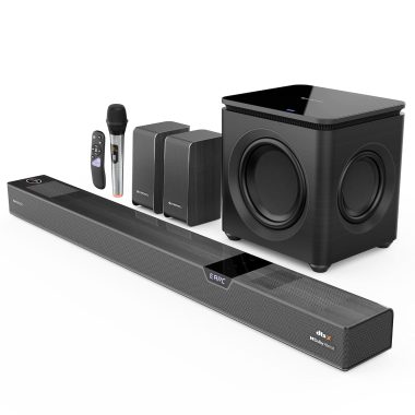 Zebronics Juke BAR 10000 1100W 7.2.4 Channel Black Home Theatre Soundbar with Wireless Subwoofer and Dual Satellites