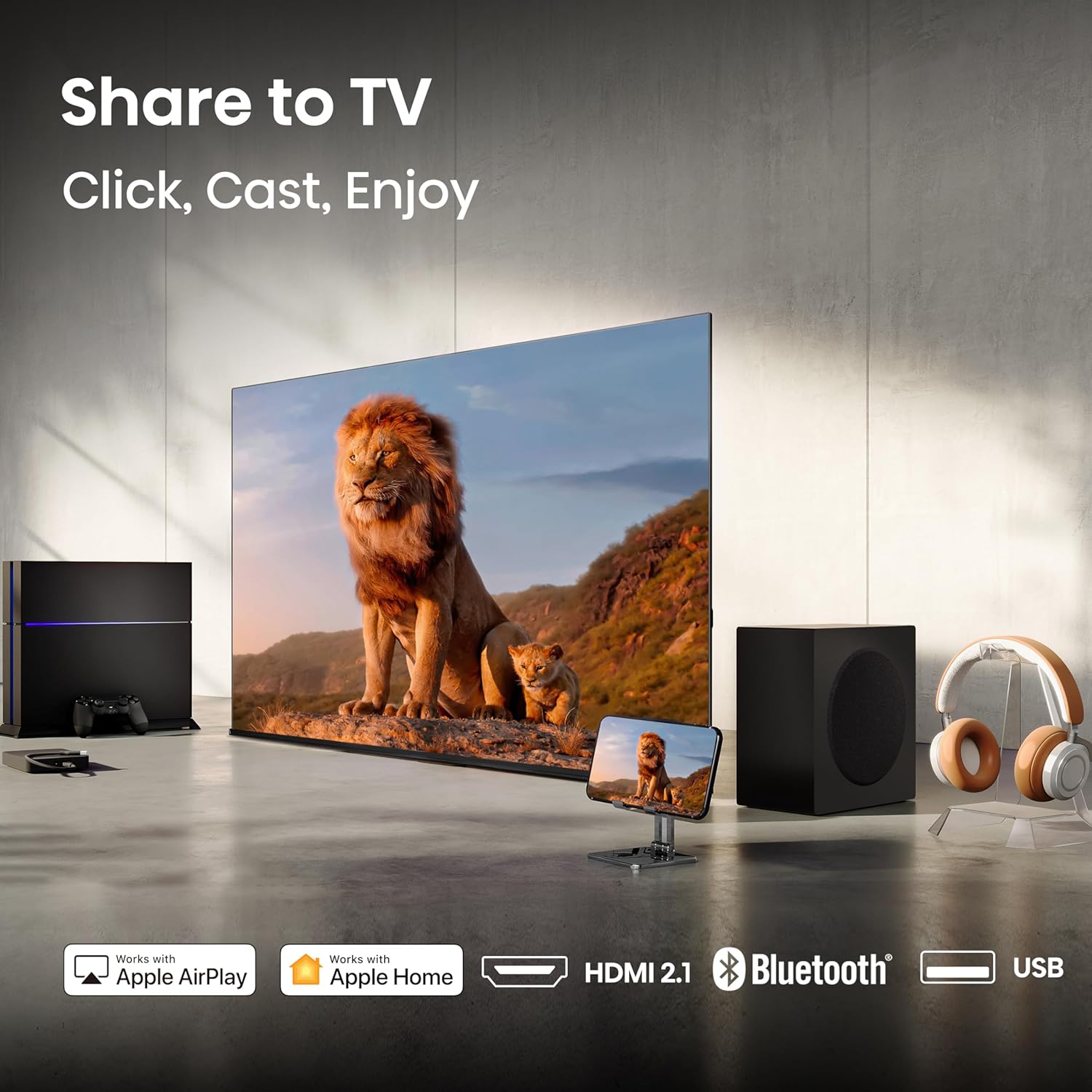 Hisense 75-inch 4K Ultra HD Smart QLED TV E7Q Series Black - Image 12
