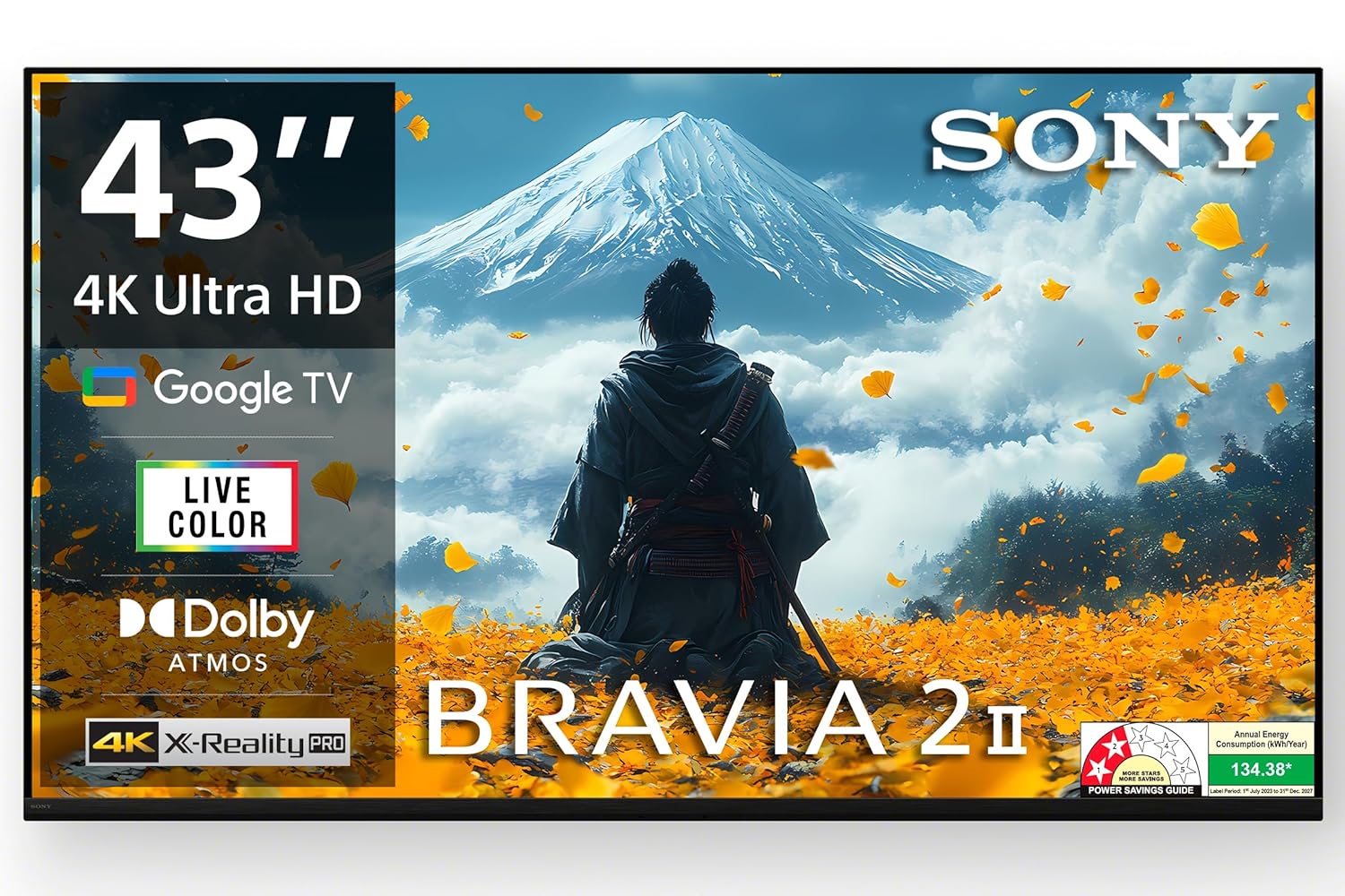 Sony 43 Inch BRAVIA 4K Smart Google TV K-43S22BM2 2M2 Series