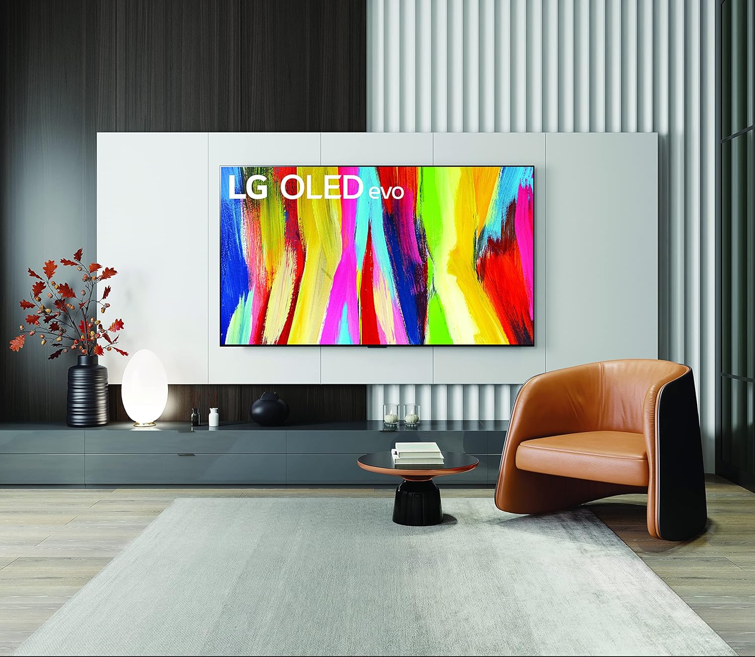 LG C2 Series 55-Inch Class OLED evo Smart TV 2022 Dark Silver - Image 2