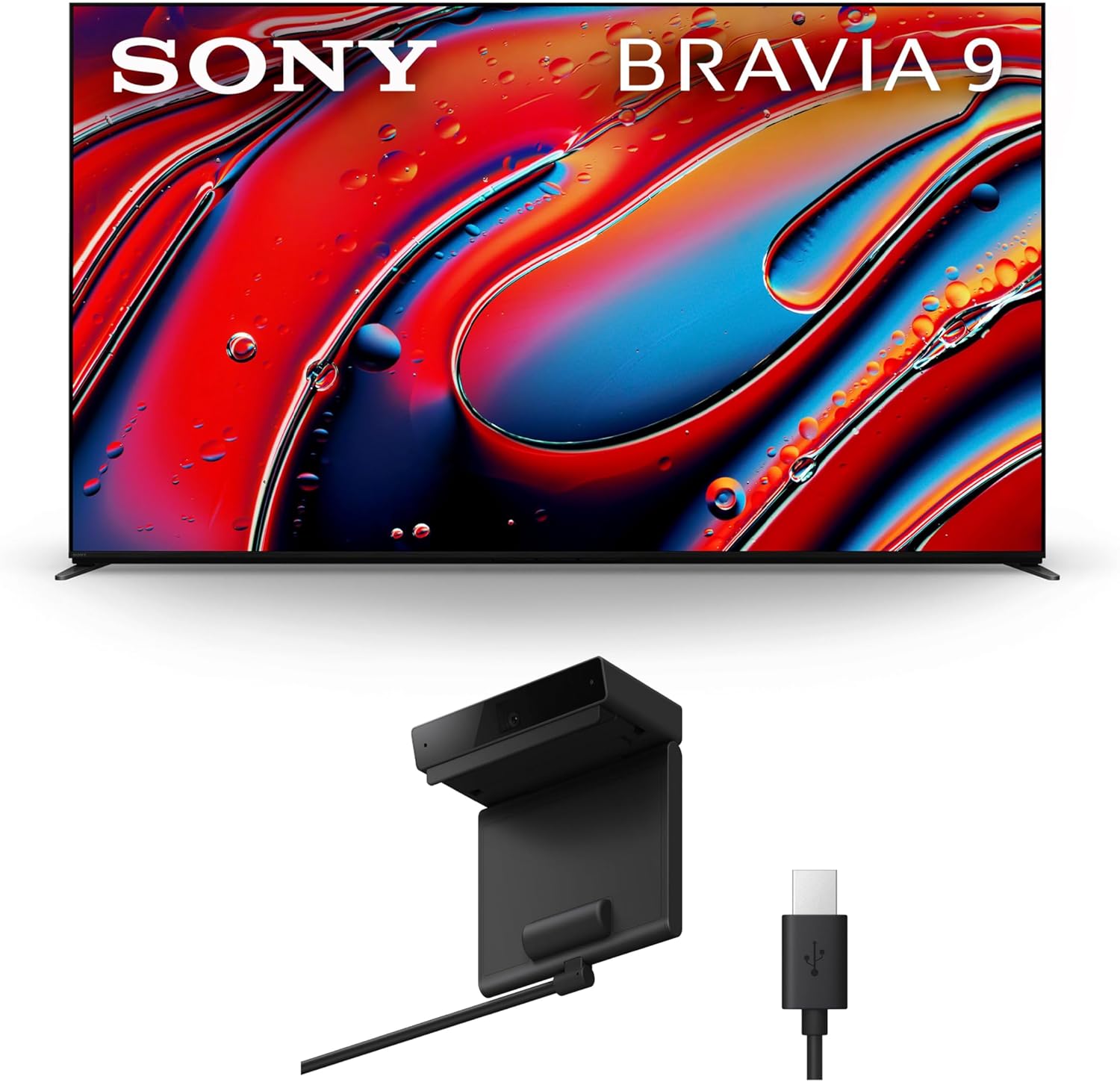 Sony BRAVIA 9 65 Inch Mini LED QLED 4K HDR Smart Google TV with PS5 Features 2024 Model Incl BRAVIA CAM