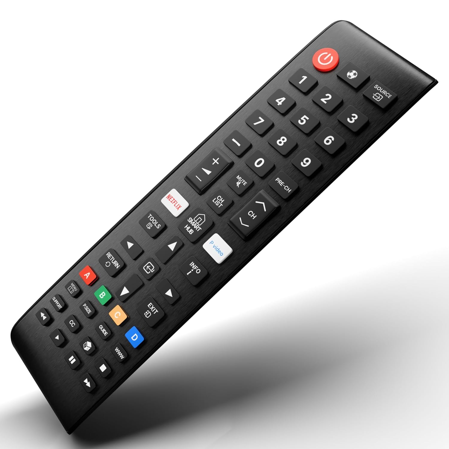 ZdalaMit Universal Replacement Remote for Samsung Smart Hub TVs LCD LED OLED QLED UHD HD 3D