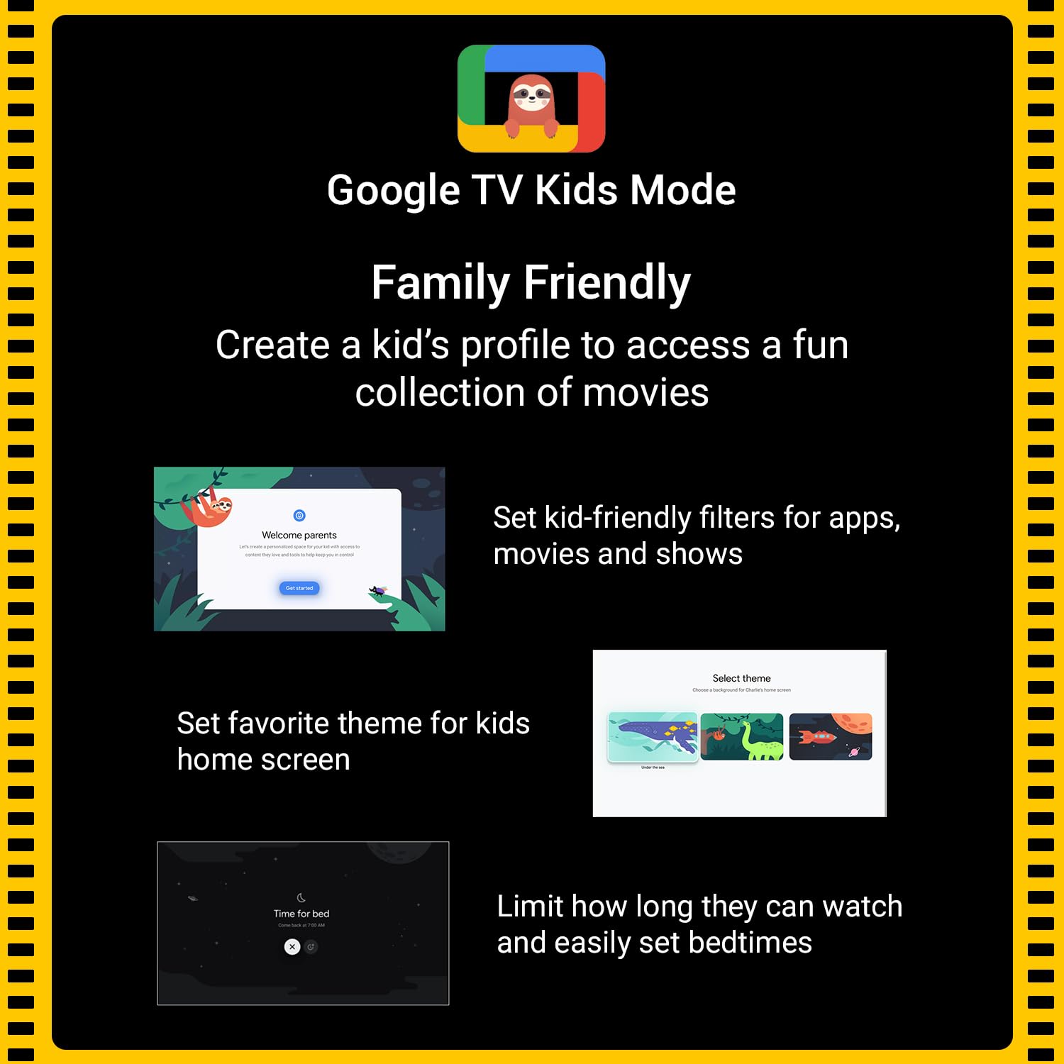 Kodak 55 Inch 4K Ultra HD Smart QLED Google TV 55MT5022 Black - Image 22