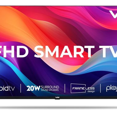 43 Inch Full HD Frameless Android Smart LED TV Black VW43F1