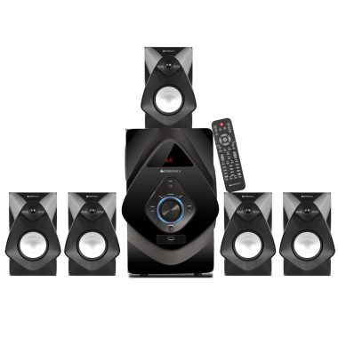 Zebronics BT8591RUCF 5.1 Channel 125W RMS Home Theater Speaker System with 6.5" Subwoofer and Bluetooth 5.0