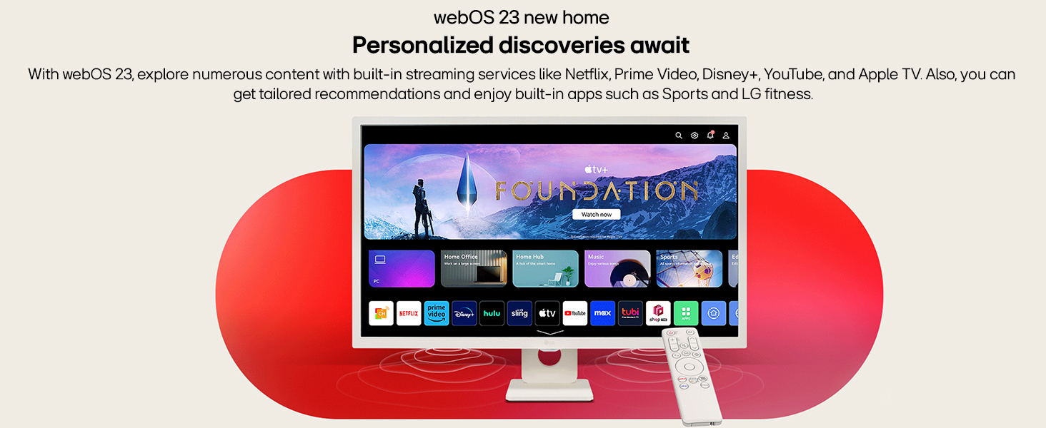 webOS 23 new home