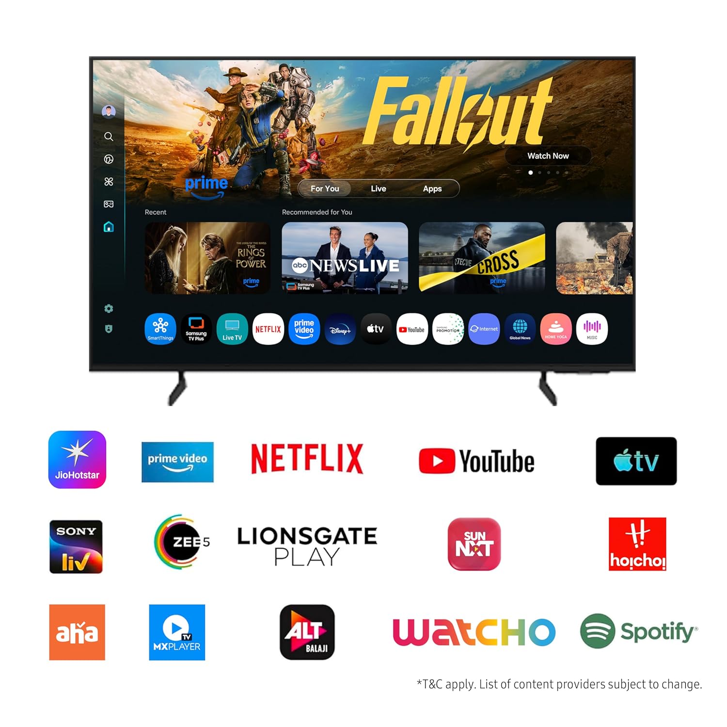 Samsung 50 Inch Crystal 4K Ultra HD Smart LED TV UA50U8600FULXL Black - Image 3