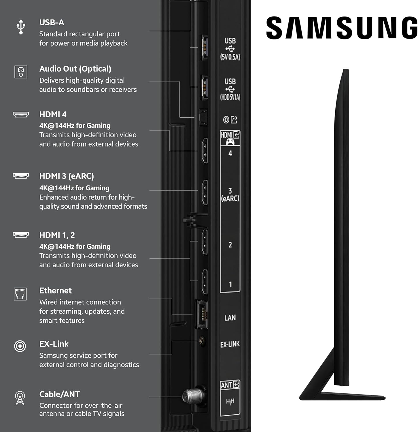 Samsung 85-Inch QN80F Series Neo QLED 4K Smart TV 2025 Model with Vision AI & Dolby Atmos - Image 5
