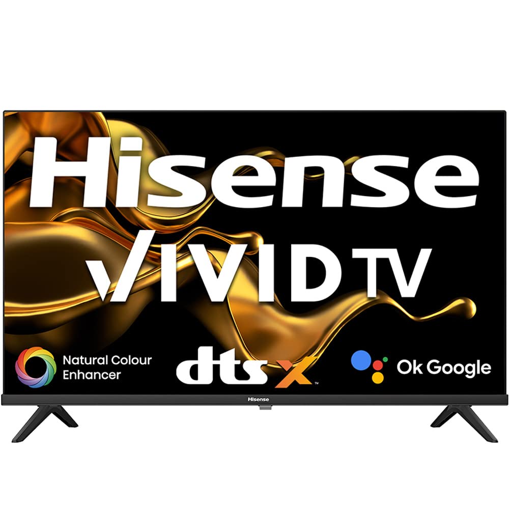 Hisense 43 Inch Full HD Smart Android 11 Certified LED TV Black 43A4G