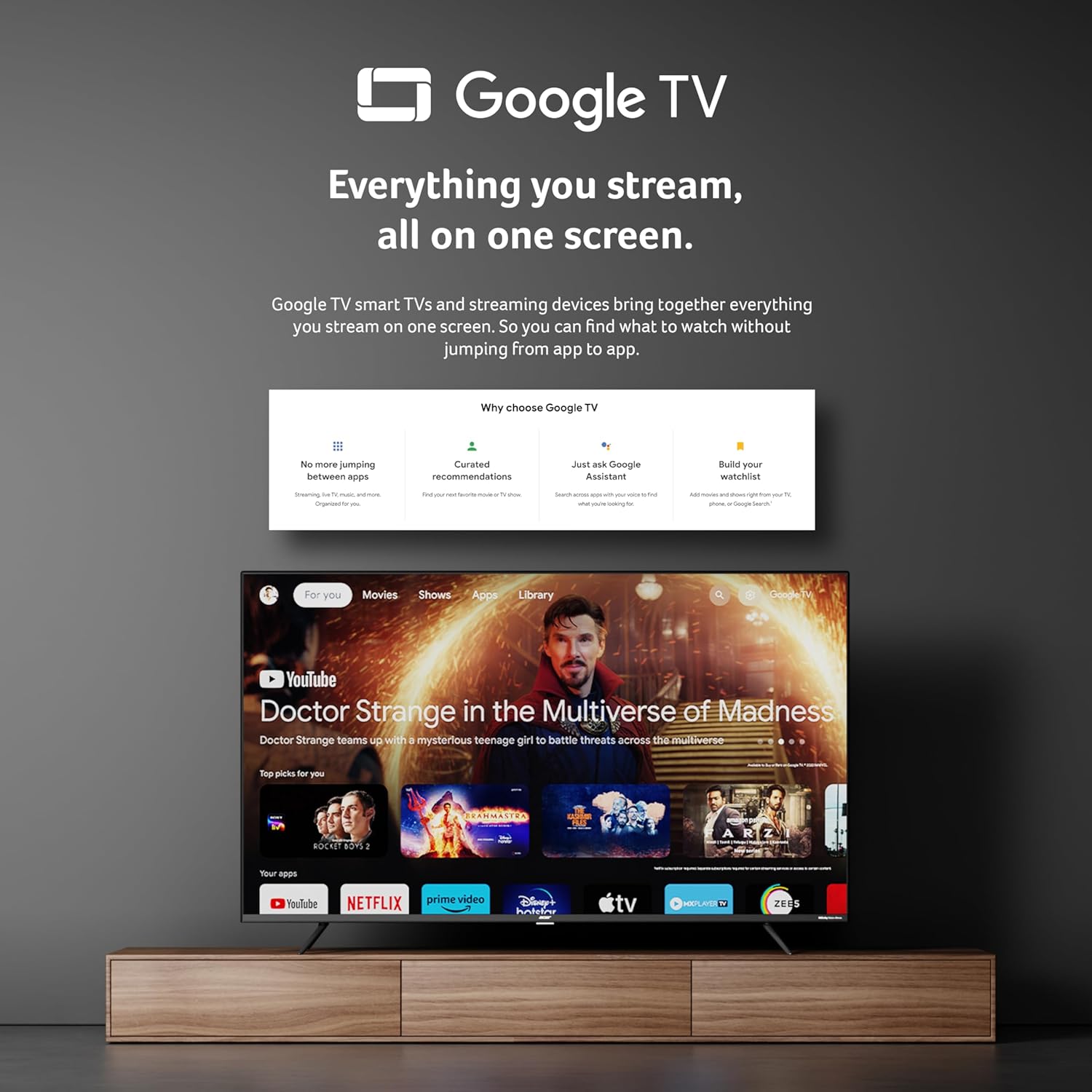 Acer 43-inch 4K Ultra HD Smart QLED Google TV AR43QDXGU2875AT Black - Image 5