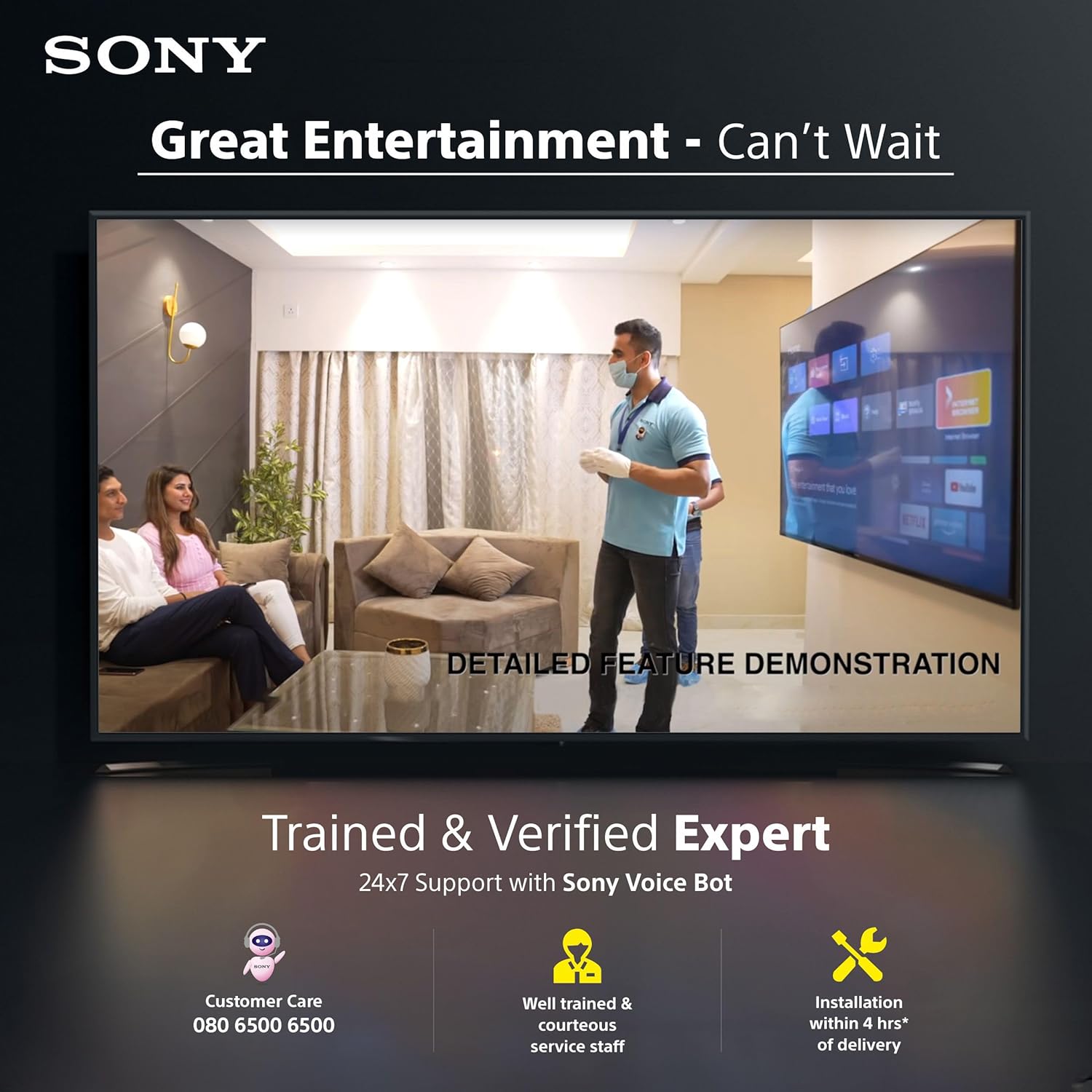 Sony 43 Inch BRAVIA K-43S22M2 4K Ultra HD Smart LED Google TV - Image 20