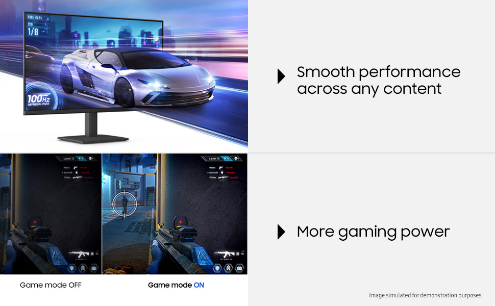 100Hz Refresh Rate Game Mode