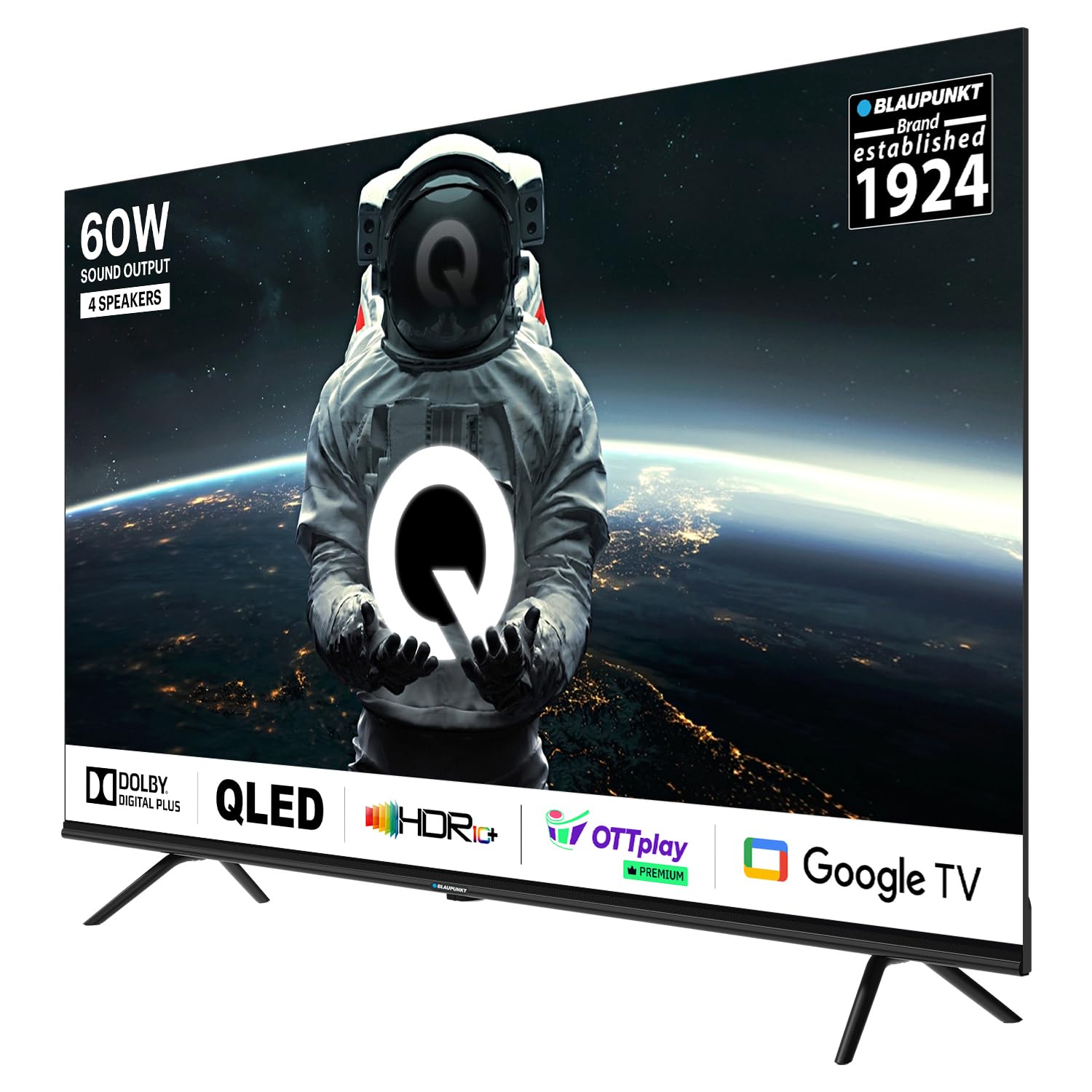 Blaupunkt 55 Inch 4K Ultra HD QLED Google TV Black Quantum Dot Series 55QD7020 - Image 8
