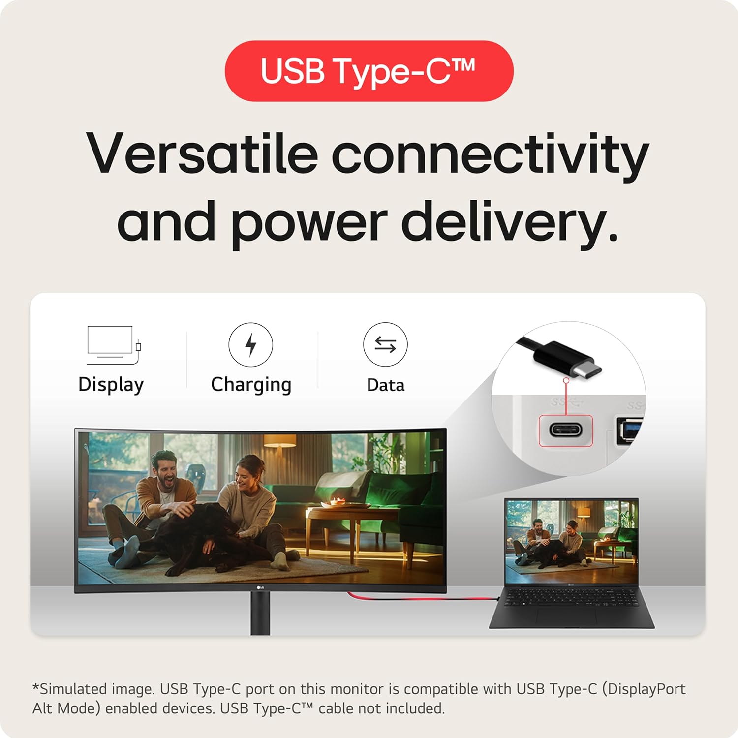 LG Smart Monitor 32-Inch 4K UHD Display with webOS ThinQ AI and USB-C Silver - Image 5
